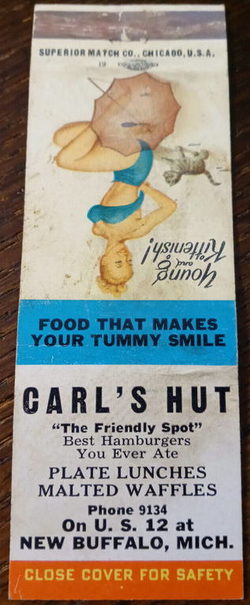 Carls Hut - Matchbook